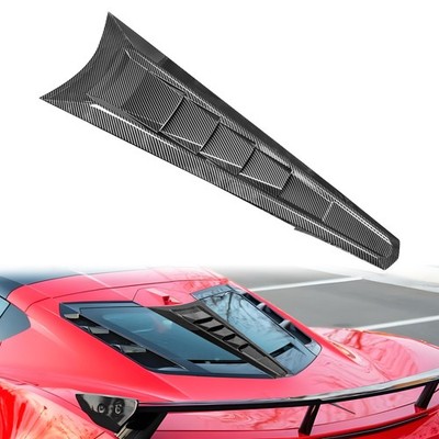 Carbon Fiber Rear Hatchback Louver Applique Trim Panel For Corvette C8 Stingray
