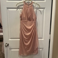 David s Bridal Bridesmaids Dress Size 4 Pink