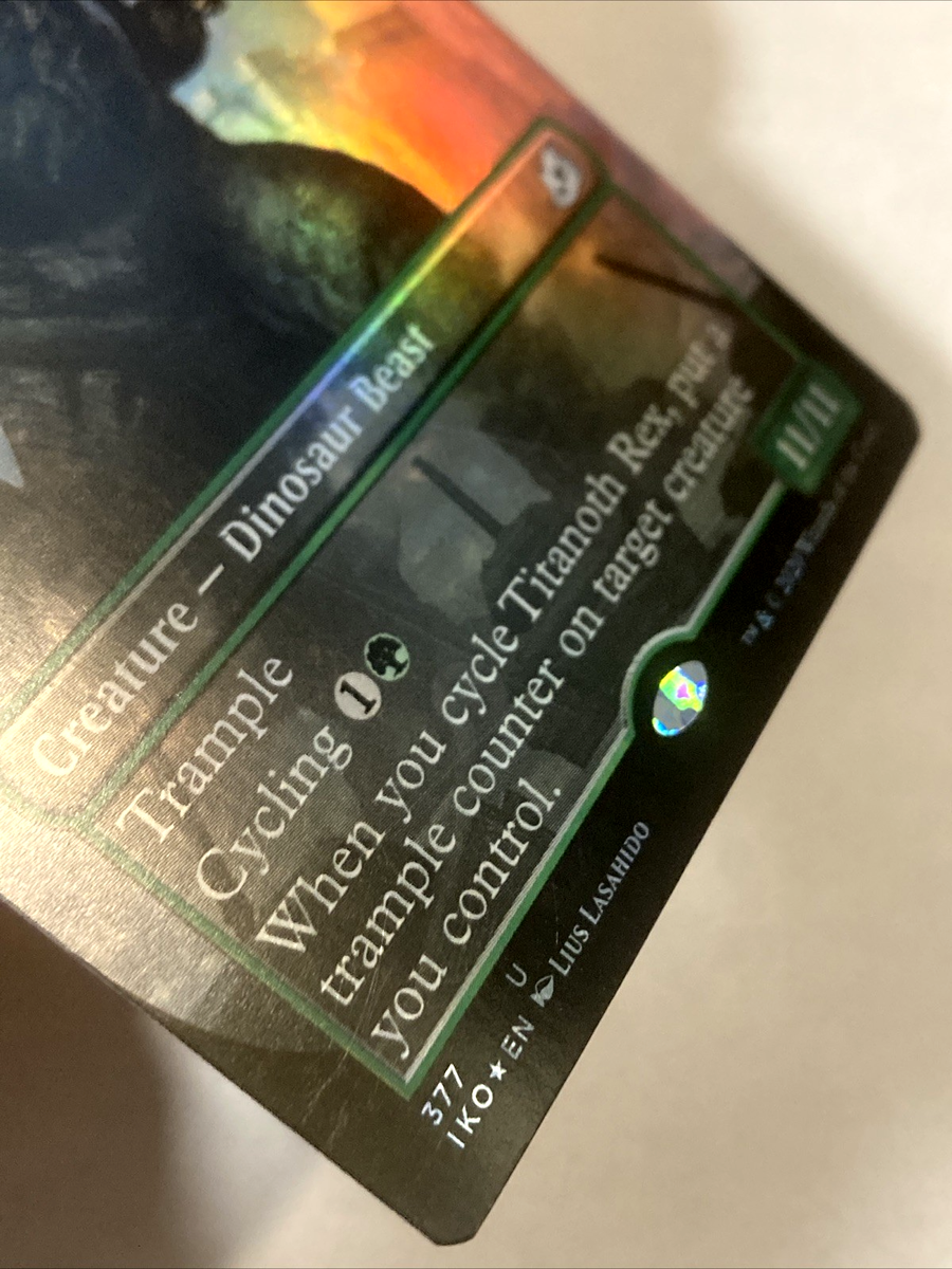 MTG Godzilla, Primeval Champion - Titanoth Rex (Foil) Ikoria 377