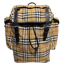Authentic Burberry Vintage Check Nylon Backpa...