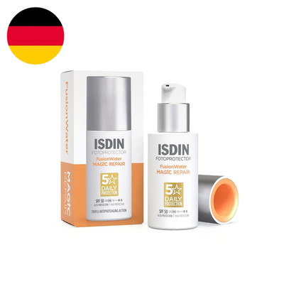 ISDIN Fusion Water Magic Repair LSF 50 Sonnencreme Gesicht - Anti-Aging & Sonnen