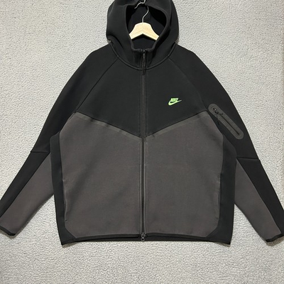 #ad #ad Nike Tech Fleece Hoodie Men#x27;s 3XL Black Gray Full Zip Windrunner $64.00