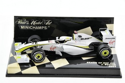 F1 BRAWN BGP 001 #22 Jenson Button World Champion 2009 1/43 MINICHAMPS 400090022