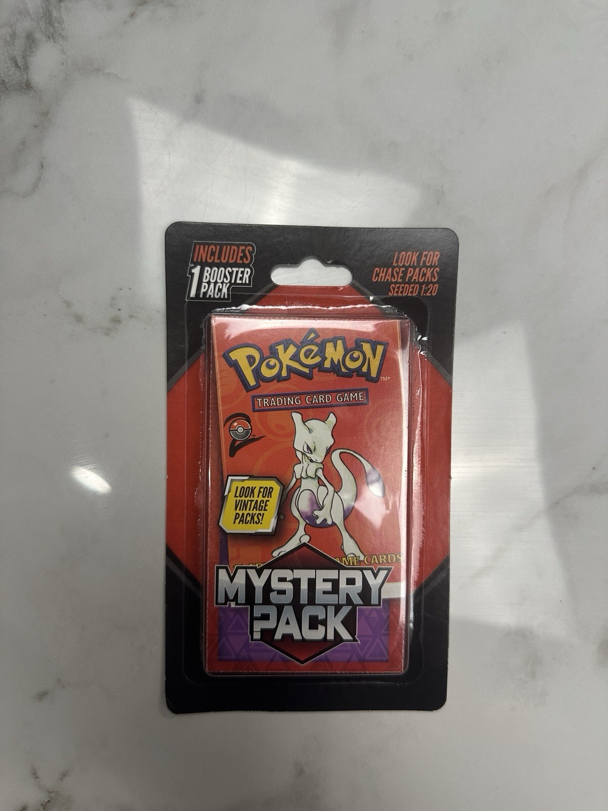 Pokemon Mystery Booster Pack Vintage Chase Pack Mewtwo Art SEALED