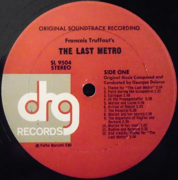 Georges Delerue - Francois Truffaut's The Last Metro (Original Soundtrack Record - Image 3 of 4
