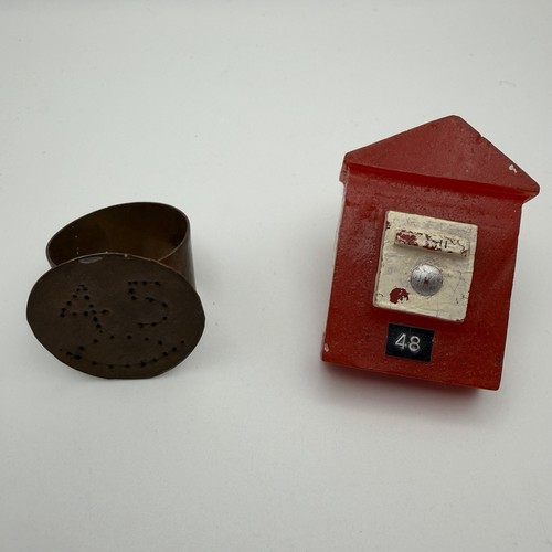 BSA 2 Handmade Neckerchief Slides Metal '45' & House Shaped w/ "48" on it SS-915