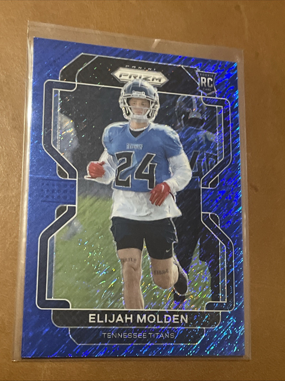 Elijah Molden Panini Prizm #422 Blue Shimmer