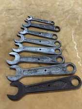 Vintage  INDESTRO Auto Kit  Wrenches Chicago USA Drop Forged Alloy Steel AUTO