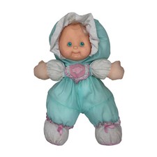 Vintage 90s Fisher Price Puffalumps Kids Baby Doll 1990 Plush Squishy