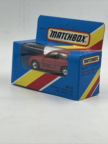 Matchbox MB 48 Vauxhall Astra GTE/ Opel Kadett GSi Sealed Unpunched Box Red 1-75 - Picture 3 of 8