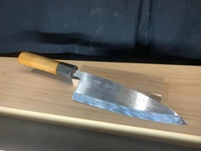 Sharpened: Japanese Kitchen Knife -Deba-31-16-cm - Handle fixed