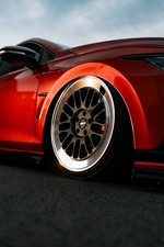 Rotiform SCP 18x8.5 ET45 5x112 GLOSS BLACK W/ DIAMOND CUT LIP