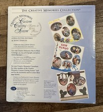 CREATIVE MEMORIES Custom Cutting System 4 OVAL Cutting Patterns NEW