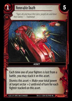 Honorable Death - Incursion - Wars TCG