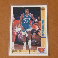 1991-92 Upper Deck Rookie Standouts - Kendall Gill #R3 - Charlotte Hornets