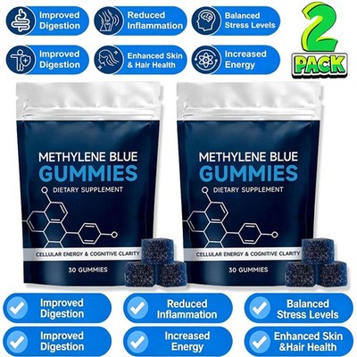 2 Pack MB Gummies, Cellular Energy & Cognitive Clarity, 30 Gummies US
