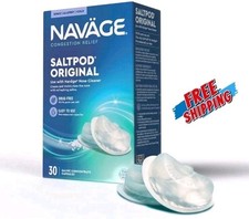 Navage Nasal System Original Saltpods 30 pods Brand New Sealed Salt Pods