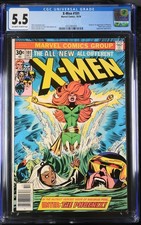 💥 X-Men #101 CGC 5.5 - OW/White Pages - 1st Appearance & Origin of Phoenix 💥
