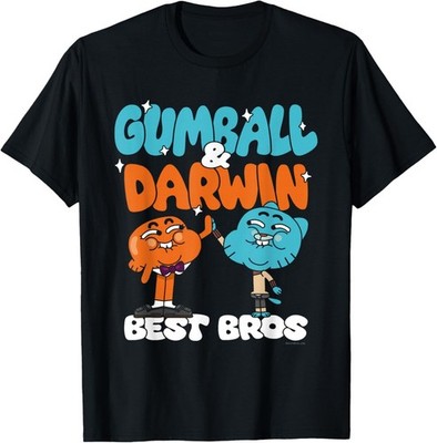 TAWOG Gumball and Darwin Best Bros Funny Cartoon T-Shirt