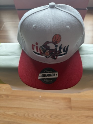 #ad Headgear Classics Portland Trail Blazers Rip City Snapback Hat White Red $16.00