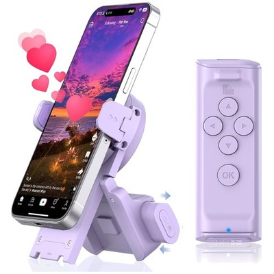 TikTok Remote Control with Phone Stand - Purple