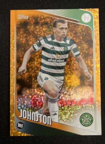 2025-26 Topps UEFA Club Competitions Alistair Johnston #148 Orange Holo Foil /25