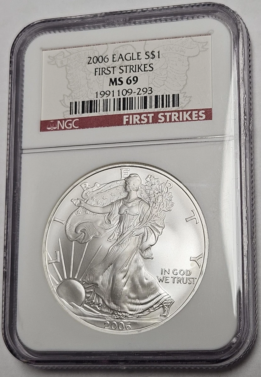 American Eagle MS 69 Graded 2006 Silver Bullion Coins for sale | eBay