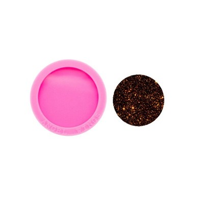 Super Shiny 1.5 Inch/ 3.8cm Round Circle Silicone Mold Epoxy Resin Casting Molds