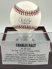 CHARLES NAGY Cleveland Indians Signed Autographed Baseball ROMLB Tristar COA