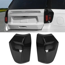 Rear Taillight Lamp Cover Trim Molded For Chevy Suburban Tahoe 2020+Smoked Black