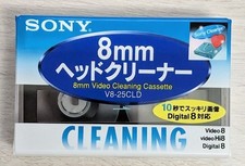 SONY DV Video Head Cleaner Cassette Tape Easy Cleaning Hi8 Digital 8 mm