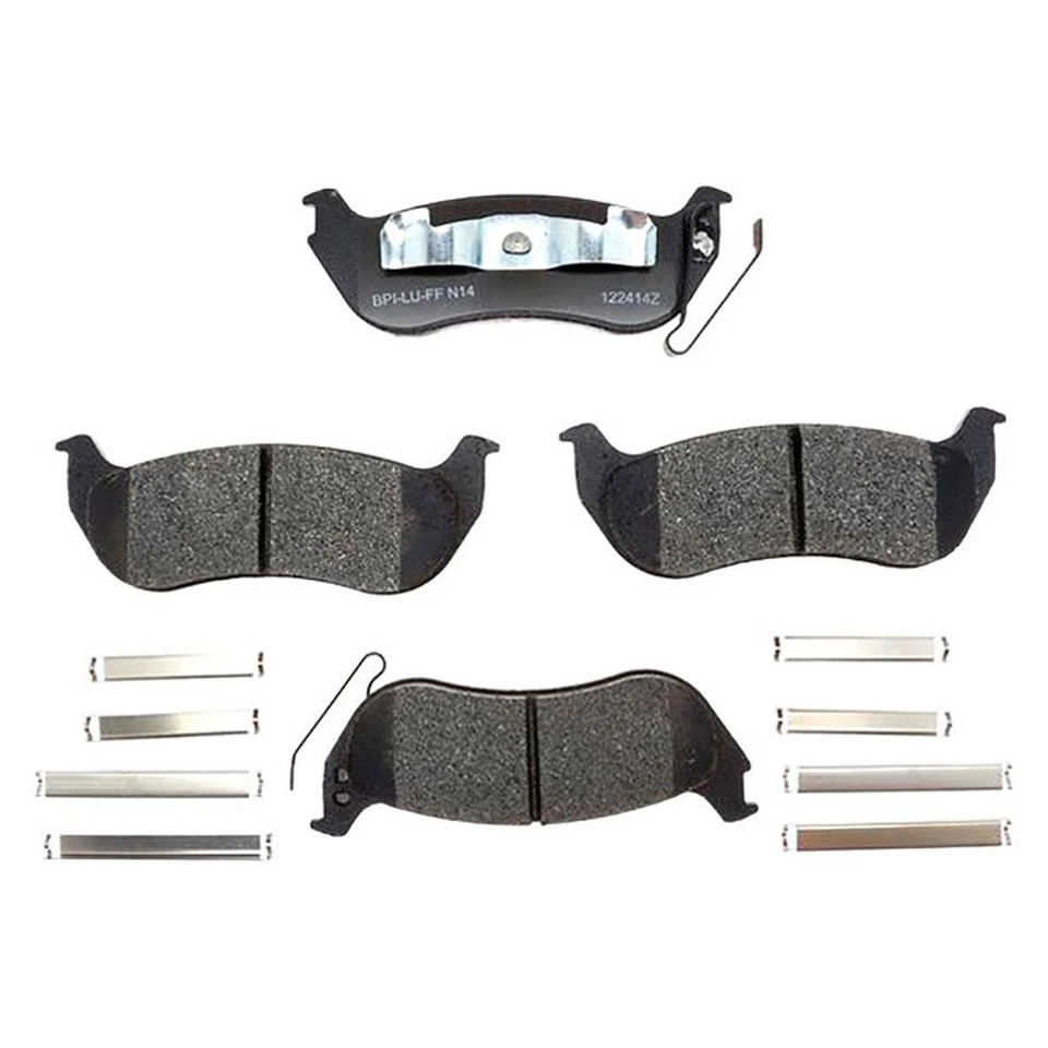 Rotores de freno delanteros traseros y pastillas de cerámica para Ford Explorer Sport Trac 2008-2010 Foto 3 de 4