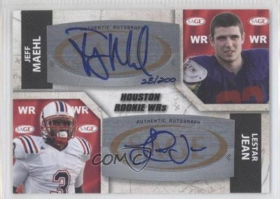 2011 SAGE Five Star Dual 28/200 Lestar Jean Jeff Maehl #A-67 Auto 2b2