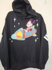   Disney Parks -MICKEY MOUSE- Astro Orbiter-DISNEYLAND-Embroidered Hoodie - XL  