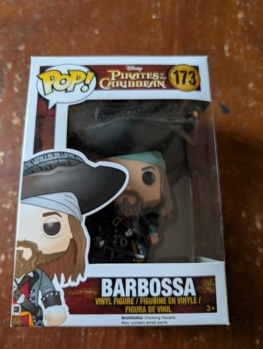 Funko Pop! Disney Pirates Caribbean Captain Barbossa #173 Figure In Box
