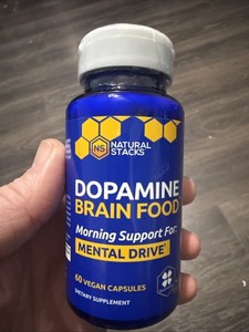 Natural Stacks Dopamine Vitamin Mental Drive Capsules - 60 Ct Dietary Supplement