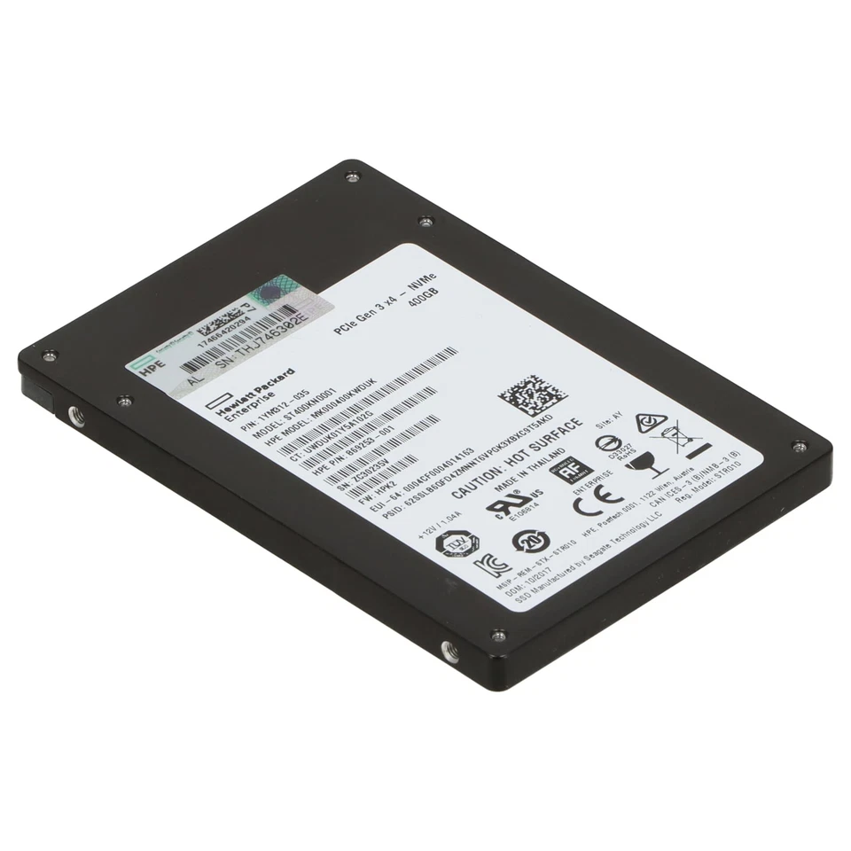 HPE NVME-SSD 400GB MU DS PCI-E x4 2,5" - 869253-001