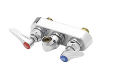 T S B-1115-LN Workboard Faucet Modified Wall Mount 4" Centers Petlift Package