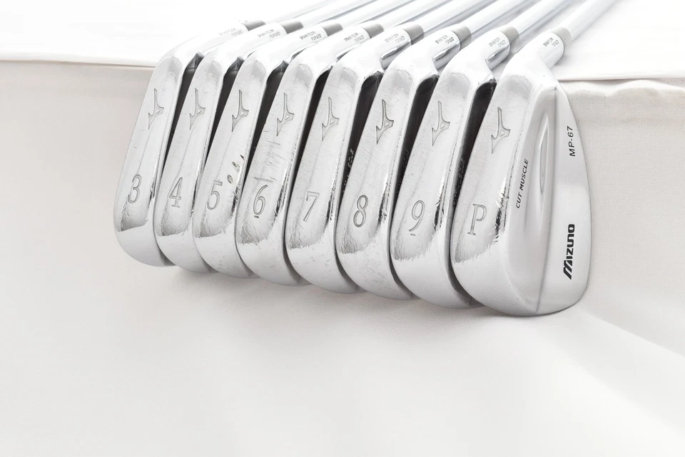8PCS Mizuno MP67 Forged Iron Set 3-4-5-6-7-8-9-PW DG S200 Stiff RH Golf Clubs - Image 3 of 4