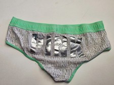 VINTAGE VICTORIA SECRET PINK LOGO YOGA SEAMLESS BIKINI LOW RISE HIPSTER PANTY M