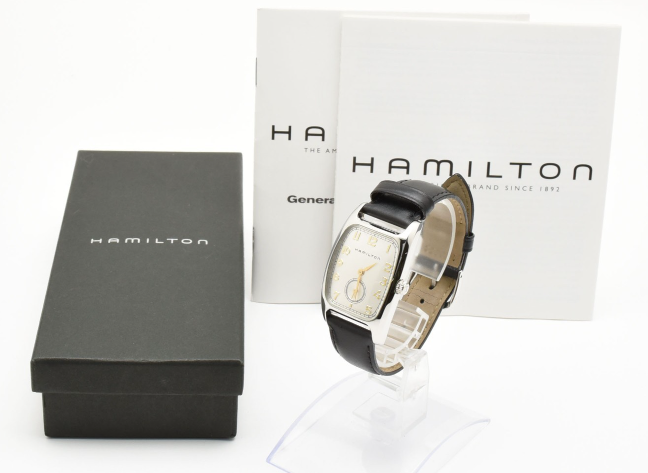 Hamilton American Classic H1341175 Quartz White Dial Watch Near Mint with Box