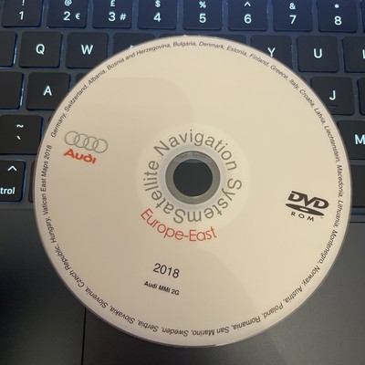 Audi MMI 2G HIGH NAVI Kartenupdate DVD Disc (Osteuropa) A4/A5/A6/A8/Q7 East E
