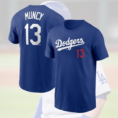Max Muncy #13 Los Angeles Dodgers Name & Number Player Unisex