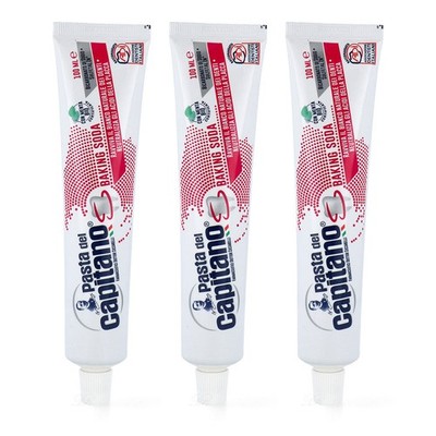 Pasta del Capitano Baking Soda Zahnpasta 3x 100ml
