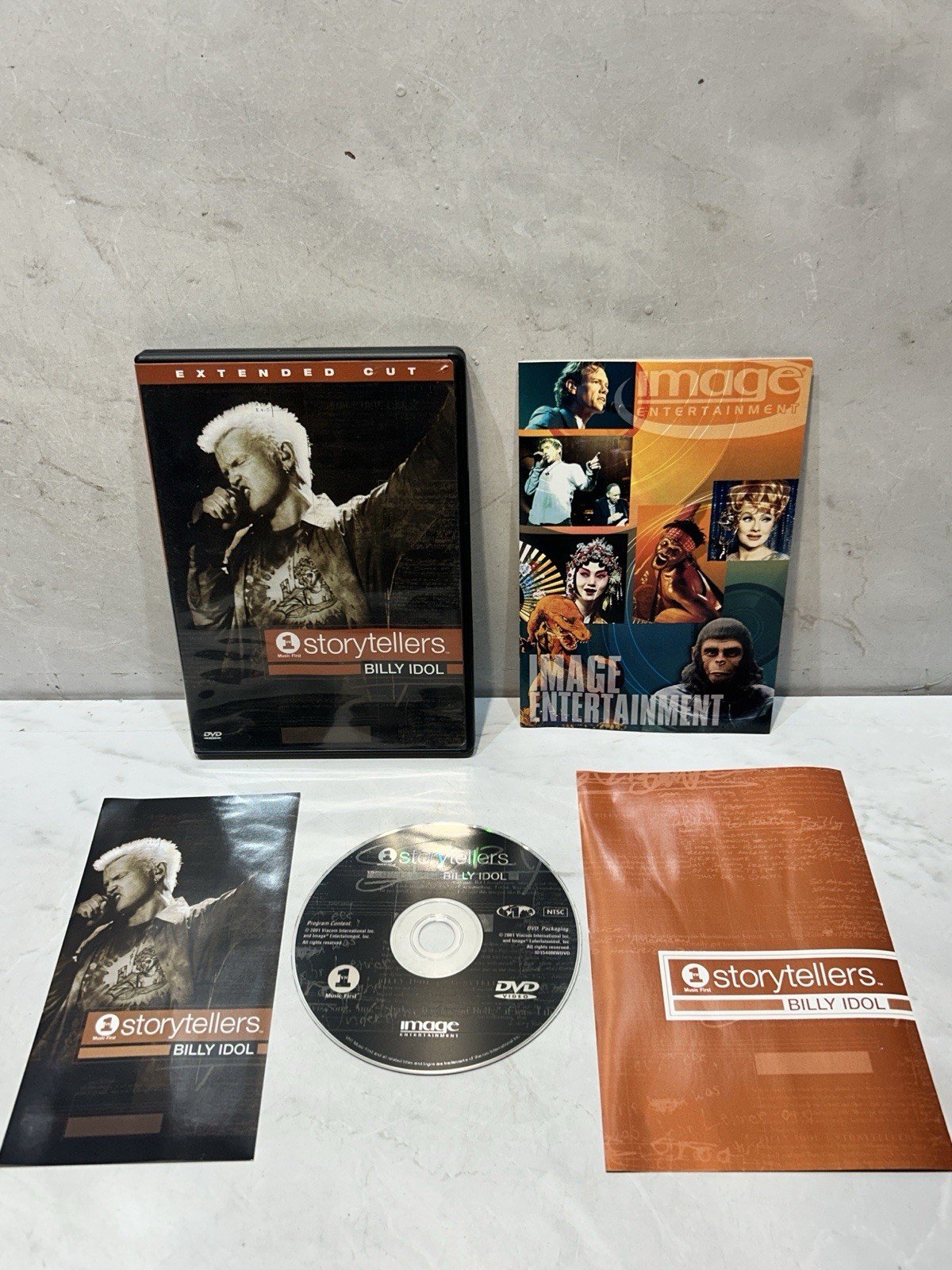 Billy Idol VH1 Storytellers DVD Extended Cut (2001) - 15 Songs Inc Bonus Tracks