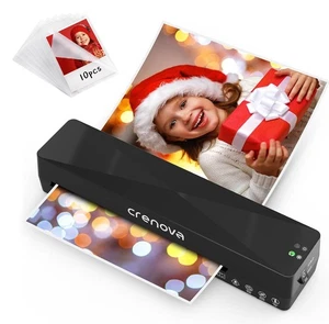 A4 Laminator Machine Hot & Cold Thermal Laminator with Dual Roller Heating ABS