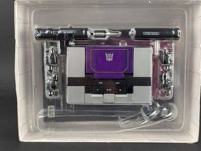 Transformers Music Label Soundwave Black Blaster complete MP3