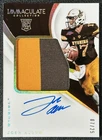 JOSH ALLEN 2018 PANINI IMMACULATE COLL COLLEGIATE 103 ROOKIE PATCH AUTO GOLD /25