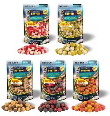 Bi Color Boilies 16 mm 250g Trendex Bottom plus Behr