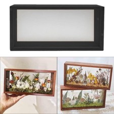 Schattenbox Fotorahmen DIY Displaybox für Kunsthandwerk Display Getrocknete